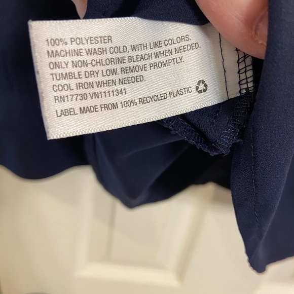 VENUS WOMENS NAVY BLUE DRESS.  SIZE LARGE. EUC. - Picture 7 of 8